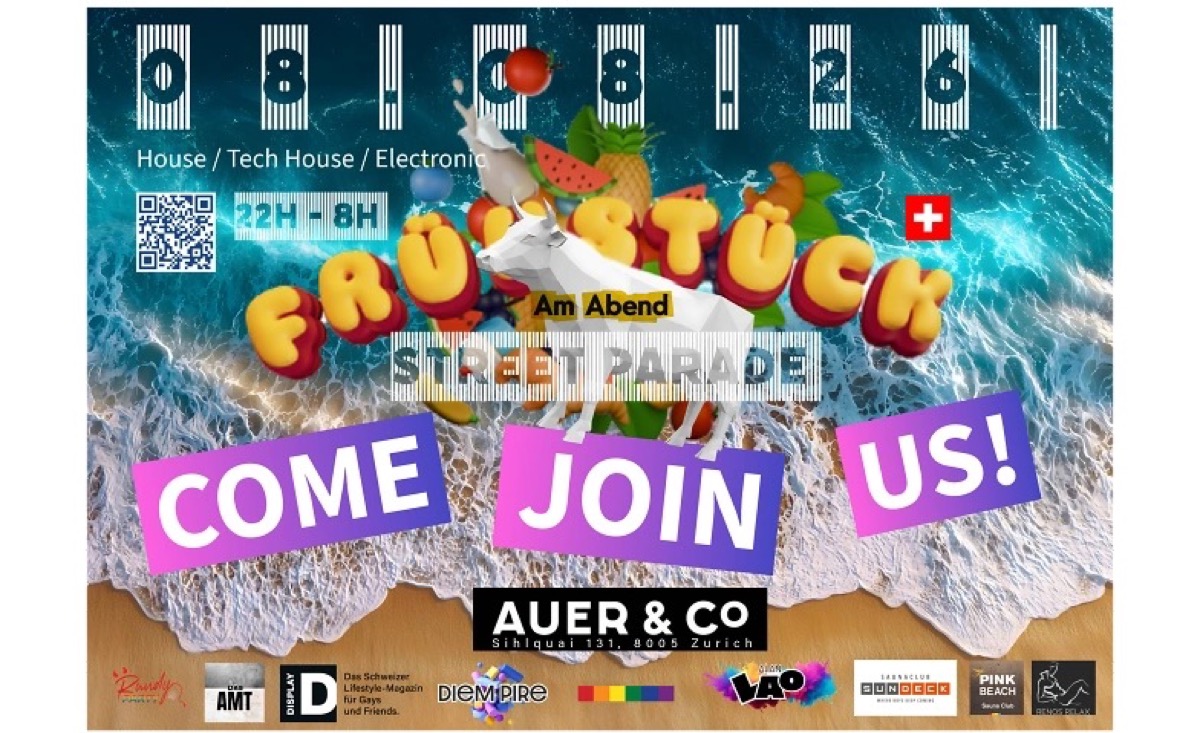 Frühstück Am Abend Street Parade | 8 Aug 2026
